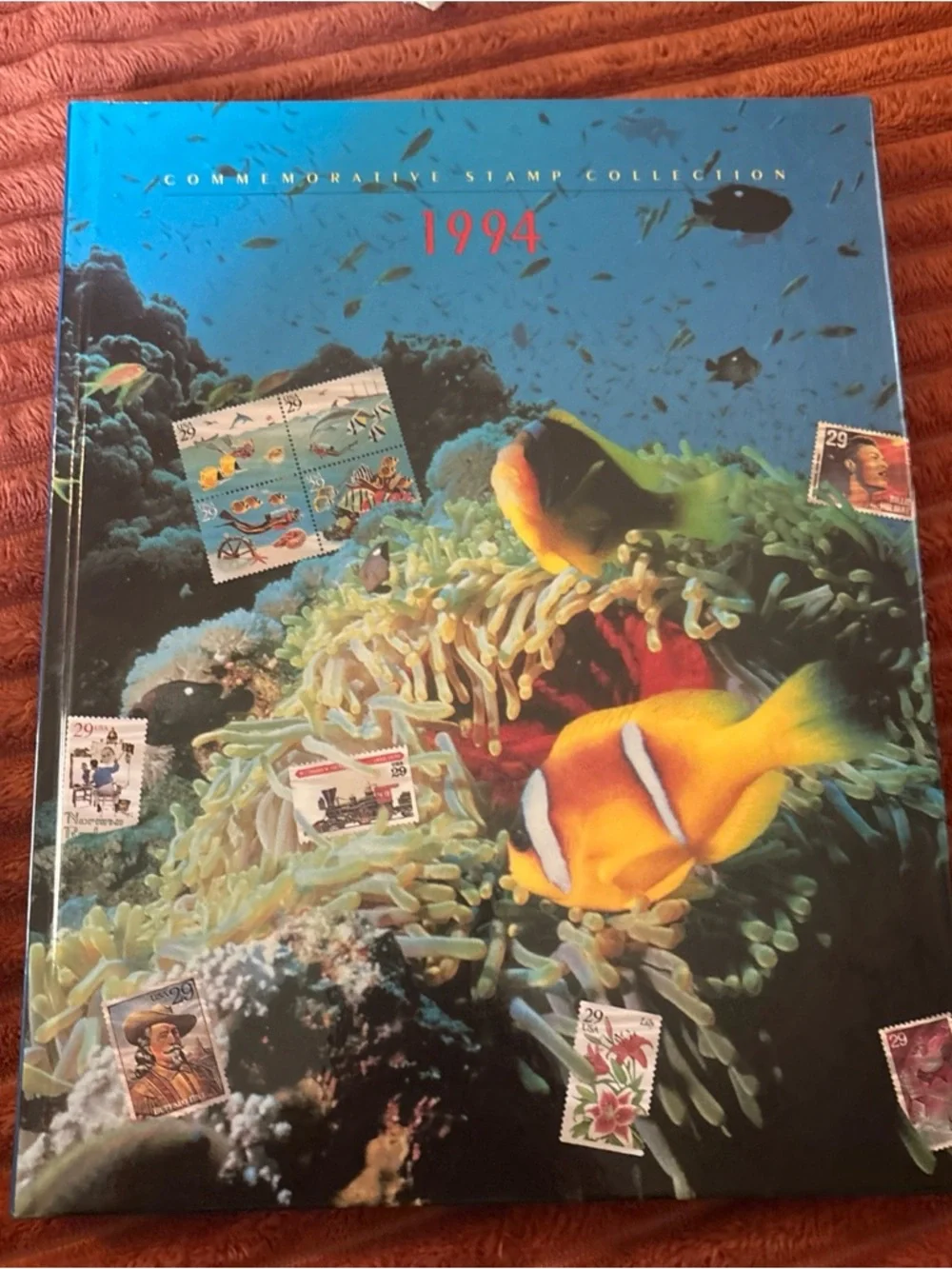 1994 Fish Stamp Collection Book - Multicolor